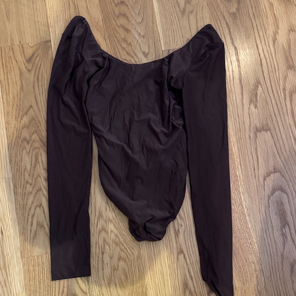Aerie Smooth Brown Bodysuit